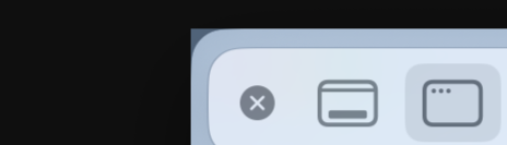 A window highlighted by the screenshot tool with a straight corner.