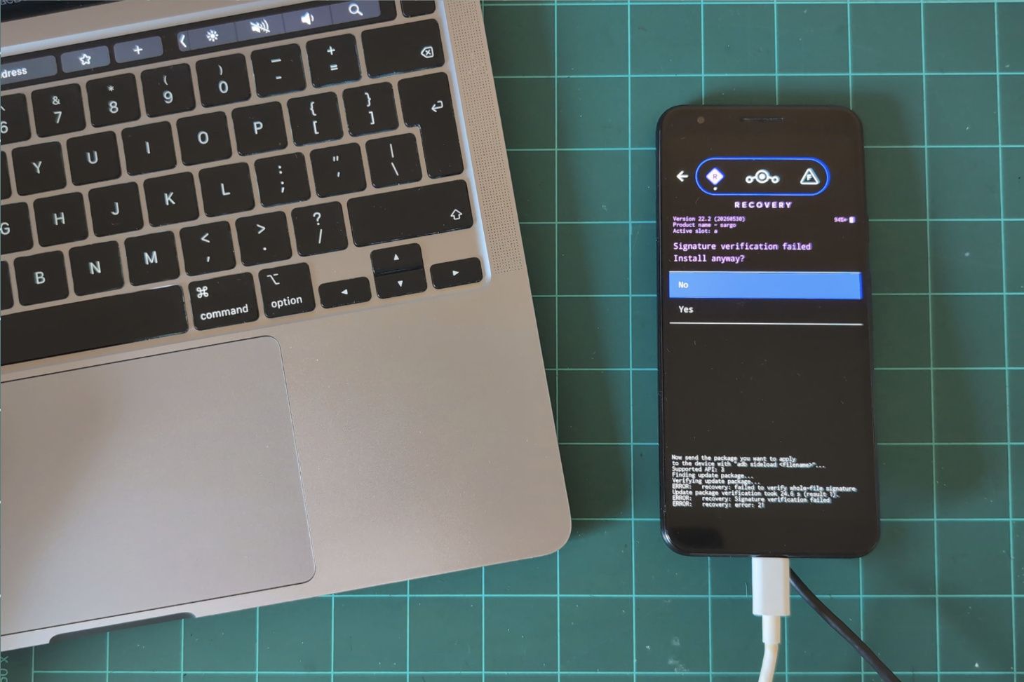 Installing a custom ROM.