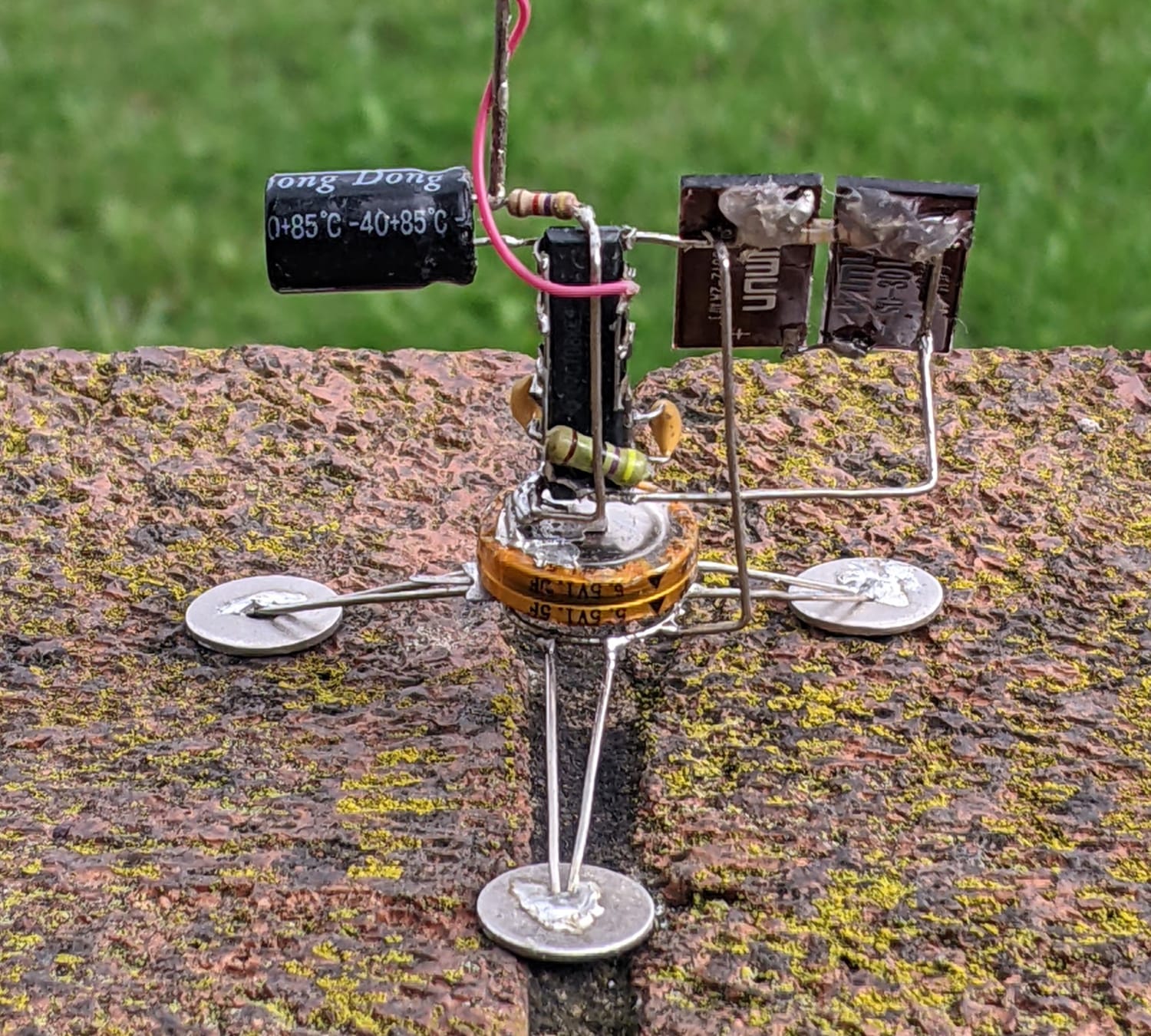 Close up of the pummer circuit.